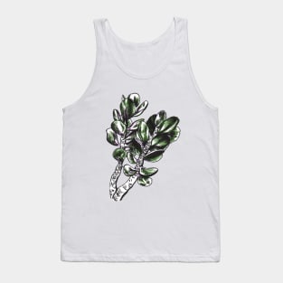 Plant Drawing Tank Top